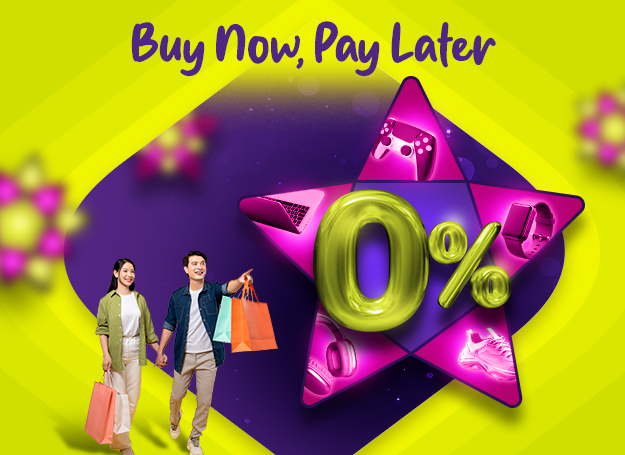 Get 0% interest on selected items at participating merchants for up to 24 months with your EastWest credit card. 