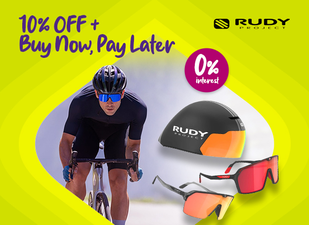 Get 10% OFF on eyewear and helmets at Rudy Project. Plus, Buy Now, Pay Later at 0% interest for up to 12 months with your EastWest credit card.